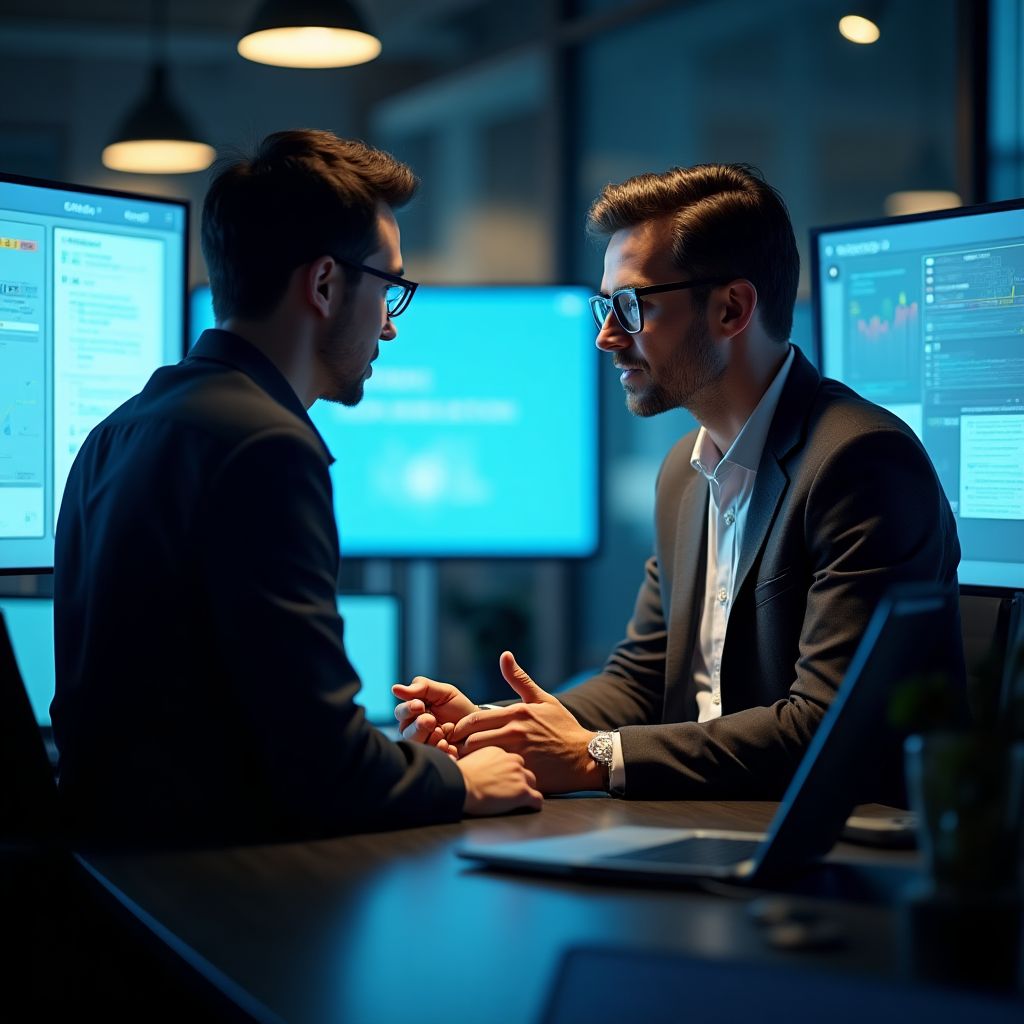 Fundadores de RemotoPro en oficina moderna