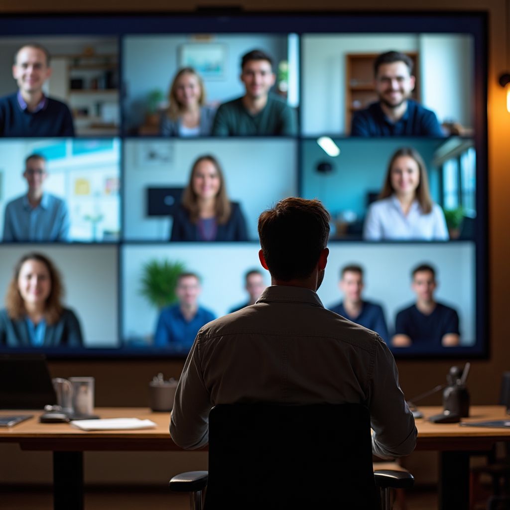 Sesión de formación virtual para clientes